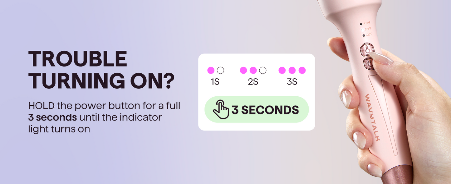 Wavytalk Thermal Brush, Blowout Express 1.7 Inch Blowout Brush - for long hair -Powder Room