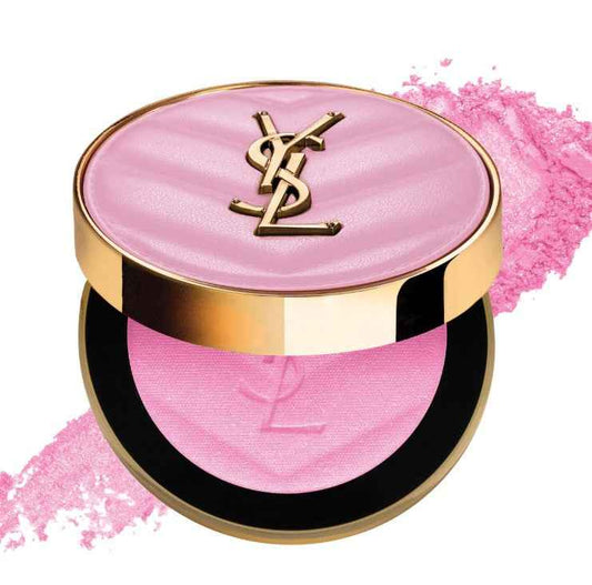 YSL Yves Saint Laurent Make Me Blush 24H Buildable Powder Blush - Shade - 42 Babydoll Pink - The Powder Room