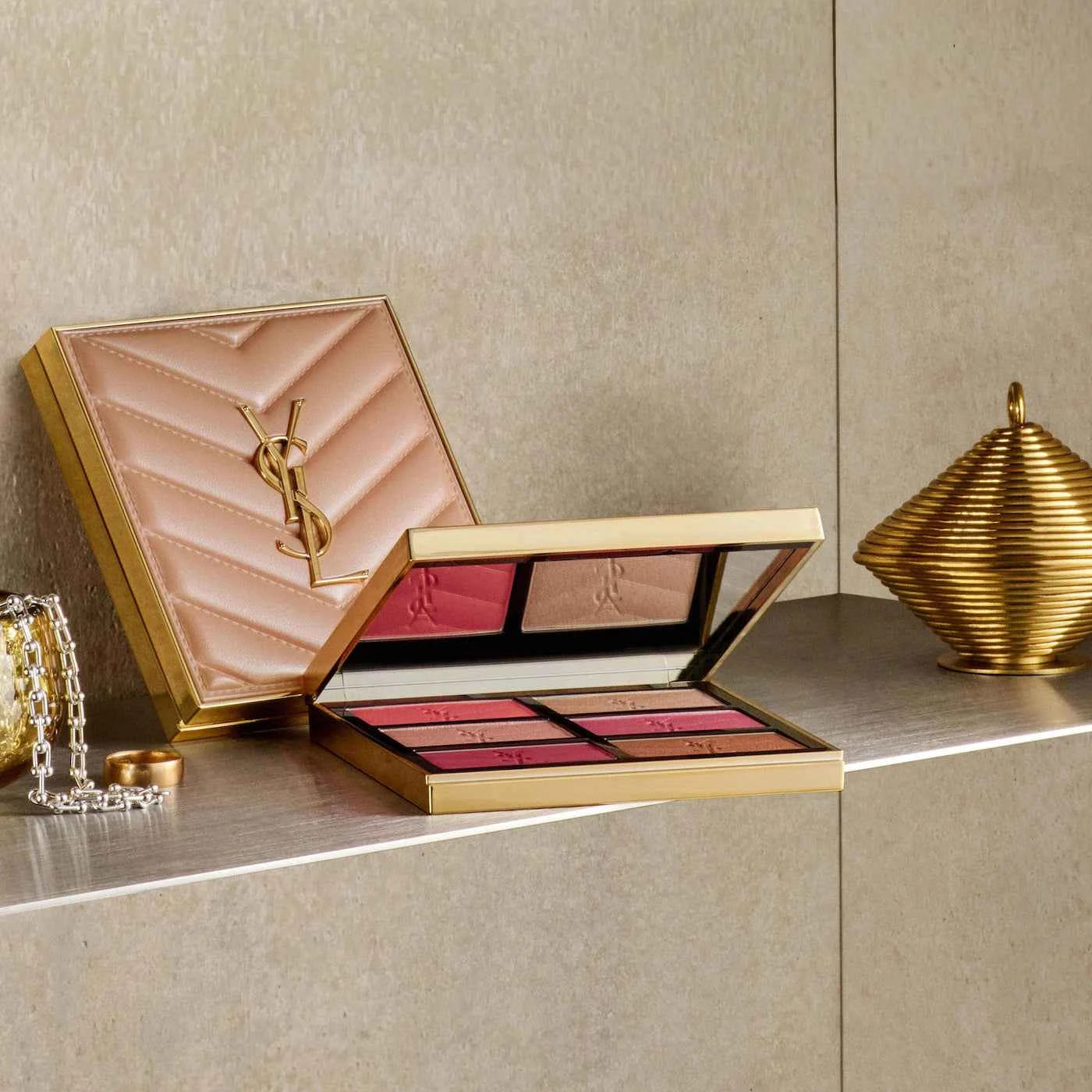 YSL Golden Oasis Face Palette - The Powder Room